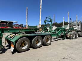 1998 Blackwood Tri-Axle Drop Deck Rigid Skel Logging A-Trailer - picture2' - Click to enlarge