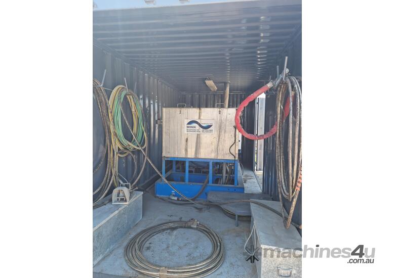 caption Diesel Driven, High Pressure Water Blaster