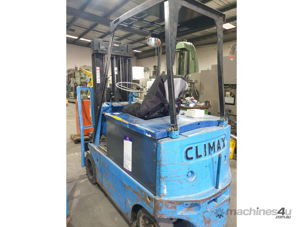 Used 1990 climax Coventry Climax Electric Forklift Counterbalance