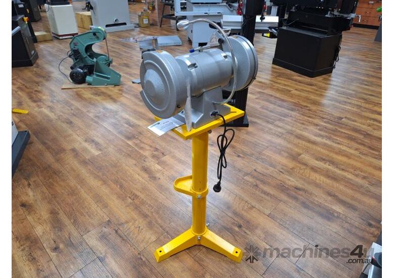 Used Double Ended Bench Grinder Linishall BG8 200mm 1HP Work Light E