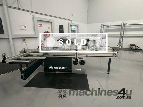 caption Panel Saw: Altendorf WA8T 3.8 Sliding Table - DISPLAY MODEL SALE