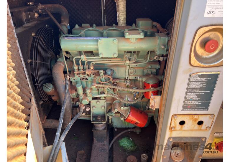 caption 2019 APS XC-17S Three Phase Diesel Powered Generator, 3689Hours Showing, Operational When Tested. Pl