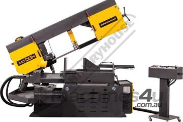 Swivel Head - Dual MitreSemi - AutomaticMetal Cutting Band Saw BMSY 440DGH Inverter Variable Cutti