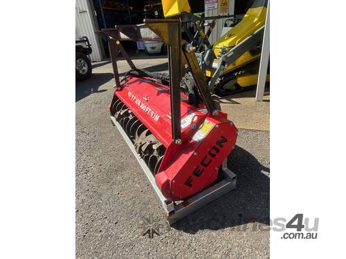 caption Fecon Bullhog RK6015 Mulcher Attachment for Skid Steer / Positrack