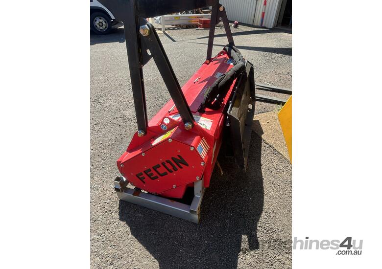 caption Fecon Bullhog RK6015 Mulcher Attachment for Skid Steer / Positrack