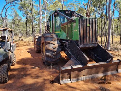 caption 2008 JOHN DEERE 648H GRAPPLE SKIDDER