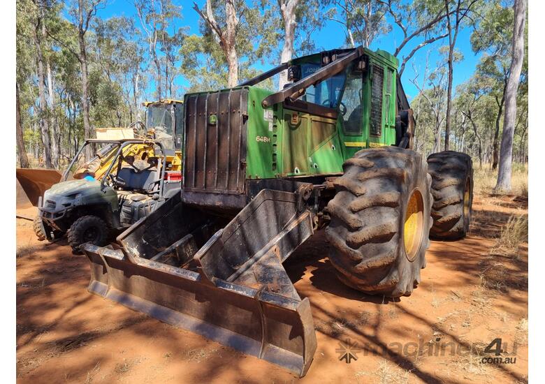 caption 2008 JOHN DEERE 648H GRAPPLE SKIDDER