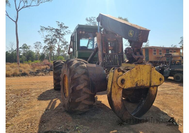 caption 2008 JOHN DEERE 648H GRAPPLE SKIDDER