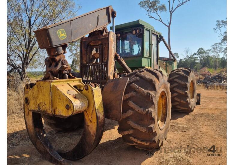 caption 2008 JOHN DEERE 648H GRAPPLE SKIDDER