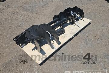 Unused 2024 Captok Excavator Attachments (3 of),8in Auger, With 12in, 16in Auger Rod, Pin Diameter 1