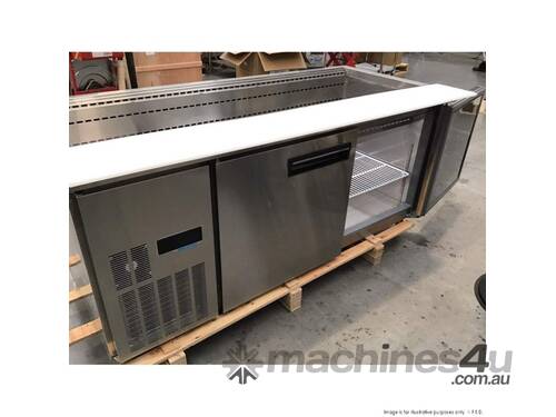 Thermaster Two Door Cold Bench Salad Station 5x1/1 GN Pans PG180FA-XB