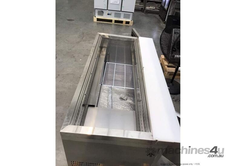 Thermaster Two Door Cold Bench Salad Station 5x1/1 GN Pans PG180FA-XB
