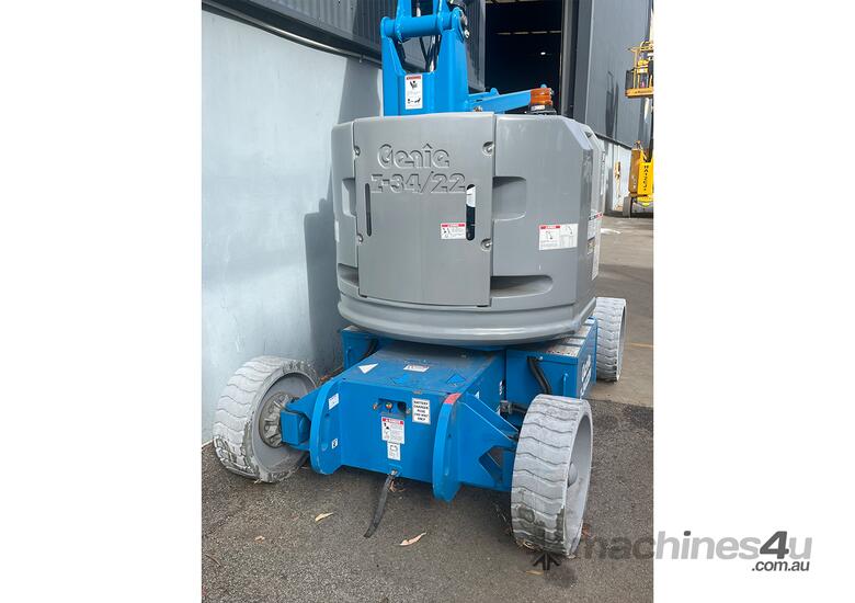 caption Used Genie Z-34/22 Electric Articulating Boom Lift