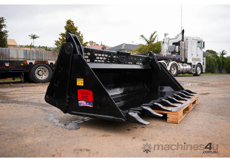 CUSTOM MADE NORM Engineering Skid Steer 4 in 1 BUCKETS