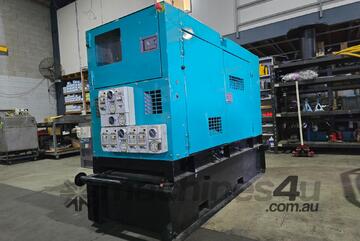 55 KVA DENYO (JAPAN) ISUZU POWERED SILENCED DIESEL GENERATOR ONLY 5 HOURS SINCE NEW ( Auto START )