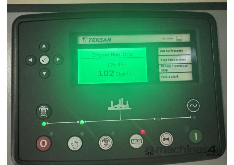 caption 88 KVA generator - 17hrs use