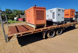 Home Made Heavy Duty Flat Bed Trailer