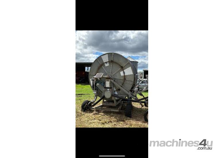 caption Monsoon low pressure, hard hose travelling irrigator