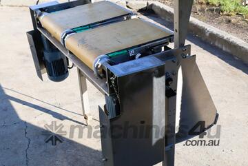 Mountable Dual Belt Motorised Conveyor - 370mm long
