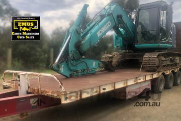 2003 Tri Axle Beaver Tail Tag Trailer, E.M.U.S TS871