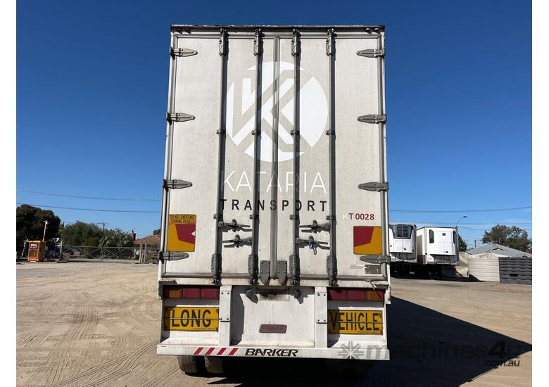 caption 2020 Barker Heavy Duty Tri Axle Tri Axle Curtainside B-Double Combination