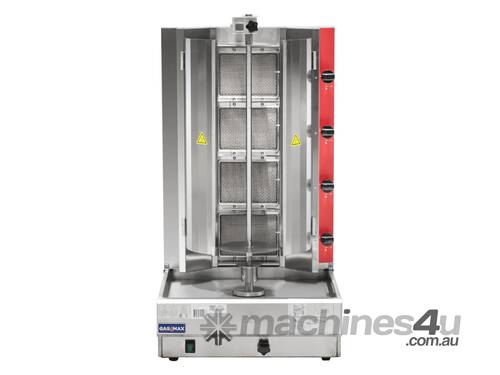 Gasmax Semi Automatic 4 Burner Lpg Kebab Machine Kb 4Lpg