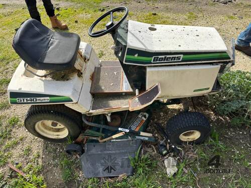 caption Ride on mower