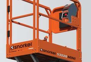 SNORKEL S3220 Mini Electric Scissor Lift - AGM BATTERY