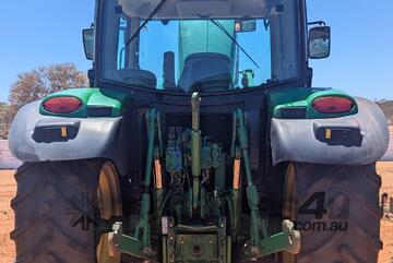 John Deere 6125R Tractor with H310 FEL with Bucket & Hay Forks and only 4600hrs