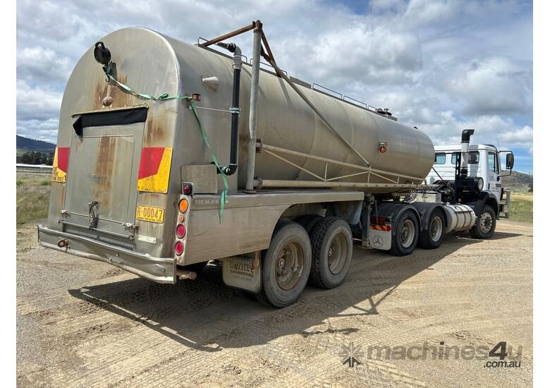 1996 Mercedes Benz 2435 Super Class Truck  & Trailer Combination 