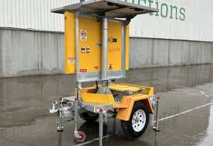 2024 Data Signs A Single Axle VMS Board Trailer