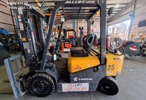 Used Liugong CPCD25 2.5T LPG Forklift