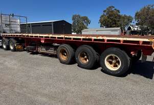 Trailer Flat Top Tri 40ft Lead Gates 7RH574 SN1817