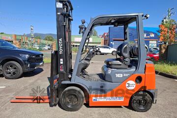 Wollongong Forklift: 2020 Toyota 1.8T LPG, 2-Stage Standard Mast, 3.7m Lift!