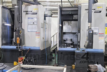 2017 Doosan Puma V8300R CNC Vertical Lathes, 2 sets