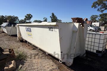 2023 Wastecorp Hooklift Bins x 6 15m3 and 10m3 Excellent Condition Ready for Work