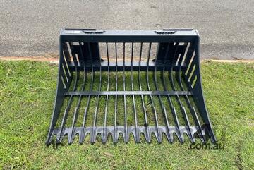 Rock Bucket Skid Steer 1200mm New Flat Bar