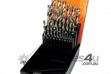 Metric 135 Precision HSS Drill Set - 25 Piece 1 - 13mm 0.5mm Increments