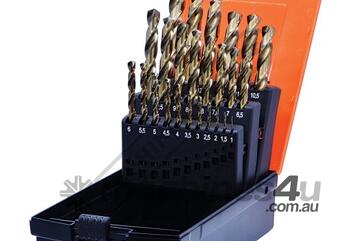Metric 135 Precision HSS Drill Set - 25 Piece 1 - 13mm 0.5mm Increments
