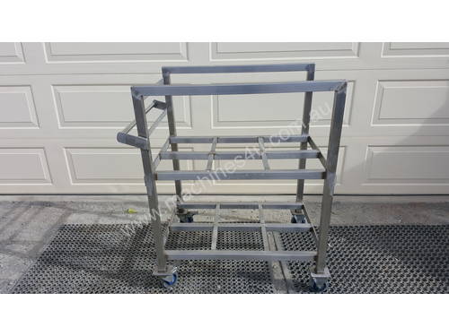 CATERING STAINLESS STEEL TROLLEY