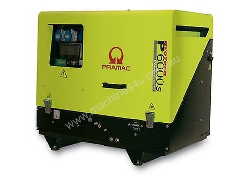 PRAMAC 5.9kVA Max Yanmar DIESEL Generator- P6000s