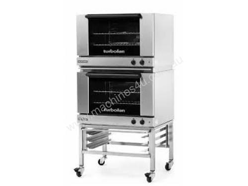 Turbofan E27M2/2 - Full Size Tray Manual Electric Convection Ovens Double Stacked