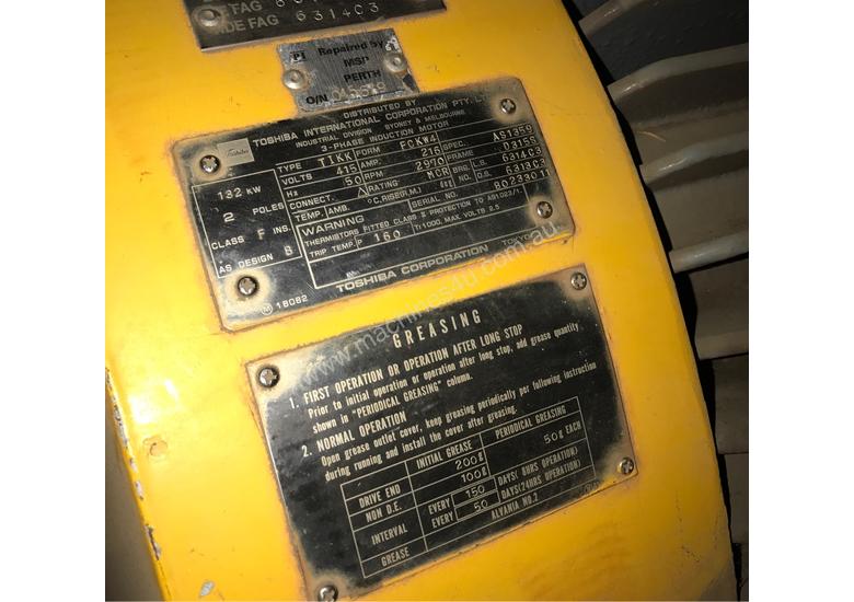 132 kw 175 hp 2 pole 415 volt AC Electric Motor