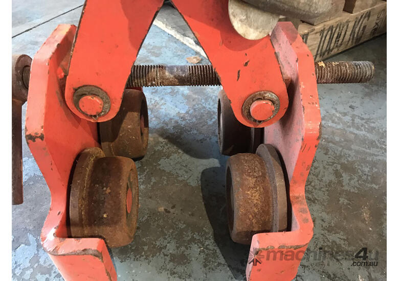 Used tiger Beam Trolley Girder Carriage 6 Tonne Adjustable 105 305mm