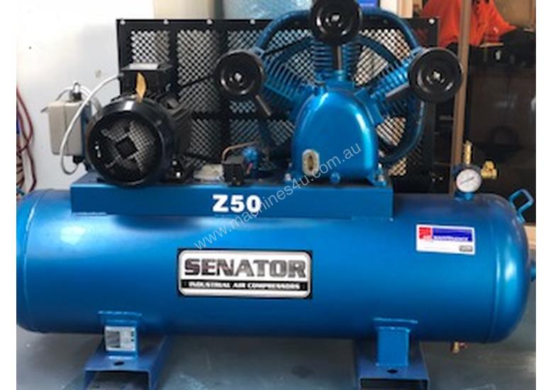 caption ***SOLD*** Senator Z50 Reciprocating Piston Compressor
