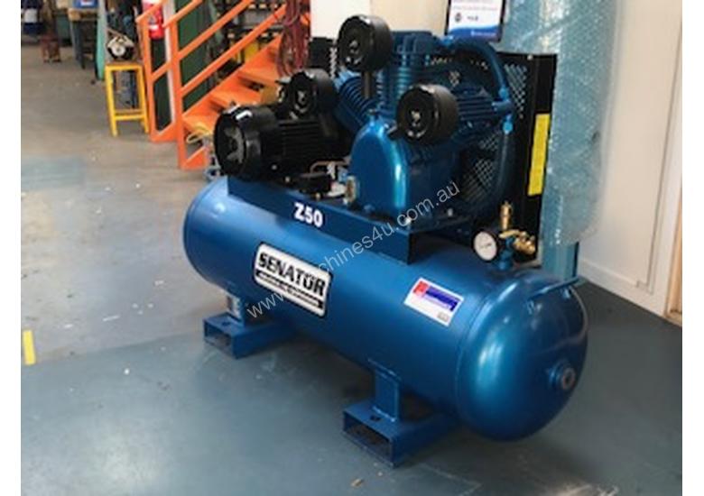 caption ***SOLD*** Senator Z50 Reciprocating Piston Compressor