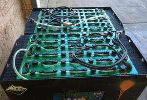 Solar Battery Lead Acid Traction currently 48V 525AH like new Condition Best For Home Sys Can be co Solar Battery Lead Acid Traction currently 48V 525AH like new Condition Best For Home Sys Can be co