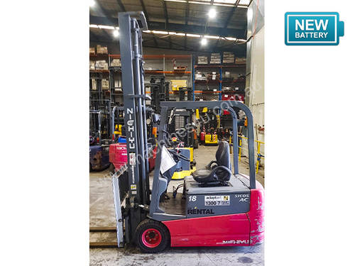 1.8T Battery Electric 3 Wheel Battery Electric Forklift