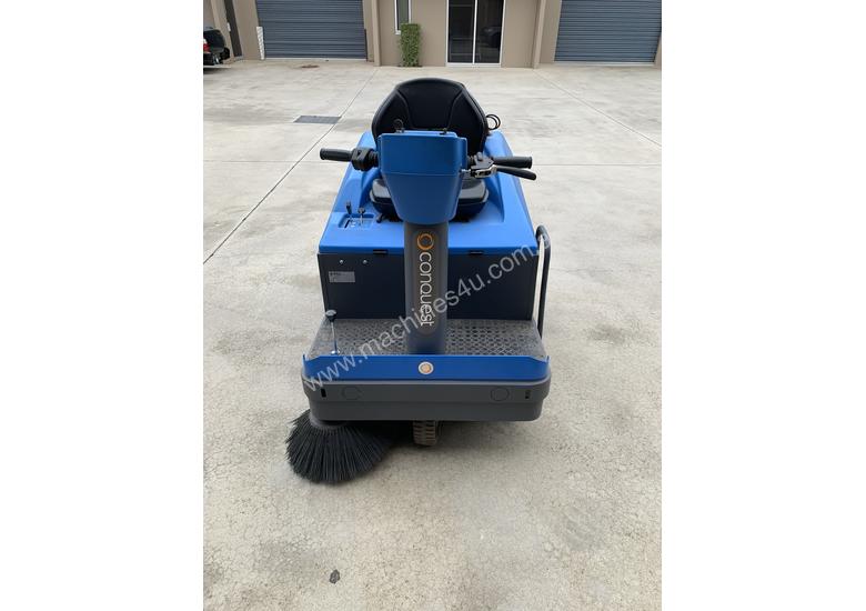 caption Ride on Electric Sweeper