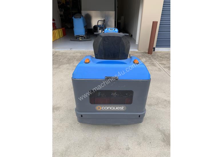 caption Ride on Electric Sweeper